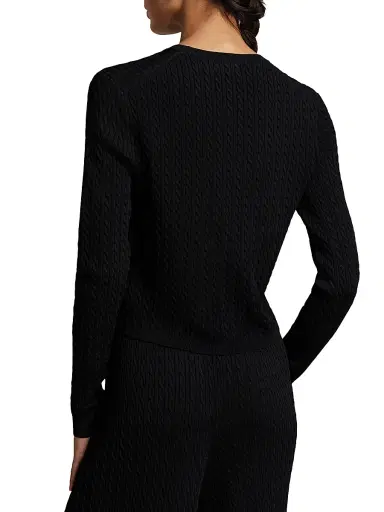 Polo Ralph Lauren Women's Cable-Knit Crewneck Sweater | Thumbnail 4 Polo Ralph Lauren Women's Cable-Knit Crewneck Sweater | Thumbnail 4