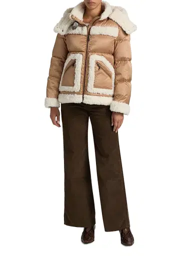 Mercer Collective Women's Faux-Shearling-Trim Down Puffer Coat | Thumbnail 2 Mercer Collective Women's Faux-Shearling-Trim Down Puffer Coat | Thumbnail 2