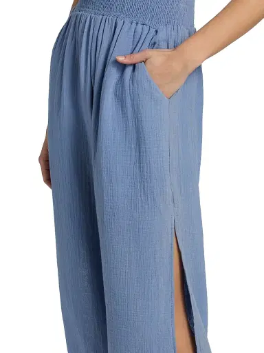 Peixoto Women's Harriet Strapless Jumpsuit - Riverside Blue Iris | Thumbnail 6 Peixoto Women's Harriet Strapless Jumpsuit - Riverside Blue Iris | Thumbnail 6