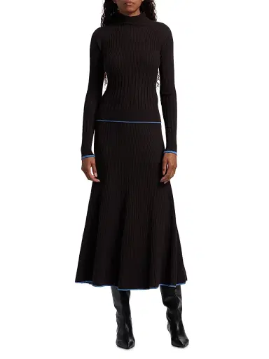 Proenza Schouler White Label Women's Carly Souffle Knit Midi-Skirt | Thumbnail 2 Proenza Schouler White Label Women's Carly Souffle Knit Midi-Skirt | Thumbnail 2
