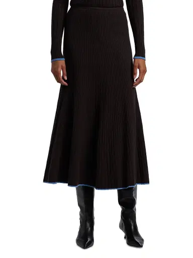 Proenza Schouler White Label Women's Carly Souffle Knit Midi-Skirt | Thumbnail 3 Proenza Schouler White Label Women's Carly Souffle Knit Midi-Skirt | Thumbnail 3