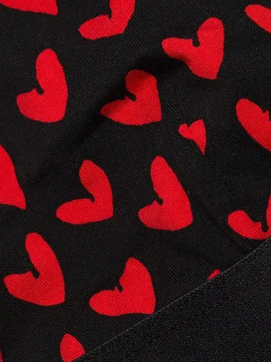 MOSCHINO Women's Intimo Donna M Hearts Triangle Bra - Multi Black - Size XL | Thumbnail 6 MOSCHINO Women's Intimo Donna M Hearts Triangle Bra - Multi Black - Size XL | Thumbnail 6