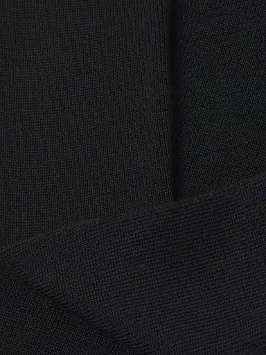 Majestic Filatures Women's Merino Wool-Silk Knit Long-Sleeve Sweater - Noir | Thumbnail 6 Majestic Filatures Women's Merino Wool-Silk Knit Long-Sleeve Sweater - Noir | Thumbnail 6