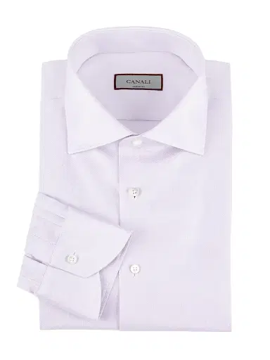 Canali Men's Textured Dress Shirt - Light Pink - Size 15.5 | Thumbnail 1 Canali Men's Textured Dress Shirt - Light Pink - Size 15.5 | Thumbnail 1