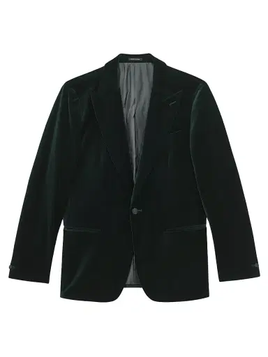 Reiss Men's Apsara Velvet Blazer - Emerald Green | Thumbnail 1 Reiss Men's Apsara Velvet Blazer - Emerald Green | Thumbnail 1