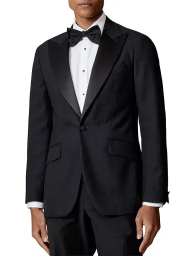 Reiss Men's Sinatra Tuxedo Jacket - Navy - Size 46 | Thumbnail 3 Reiss Men's Sinatra Tuxedo Jacket - Navy - Size 46 | Thumbnail 3