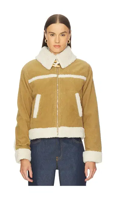 AMO Denim Betty Shearling Jacket | Thumbnail 2 AMO Denim Betty Shearling Jacket | Thumbnail 2