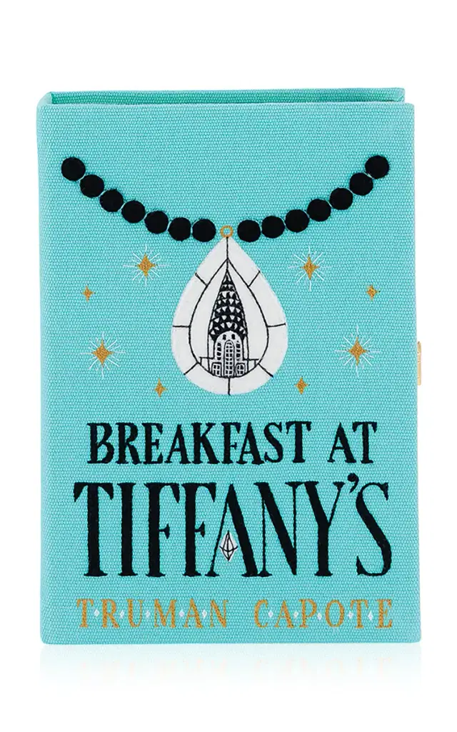 Turquoise Breakfast At Tiffany's Clutch - Blue - OS Turquoise Breakfast At Tiffany's Clutch - Blue - OS