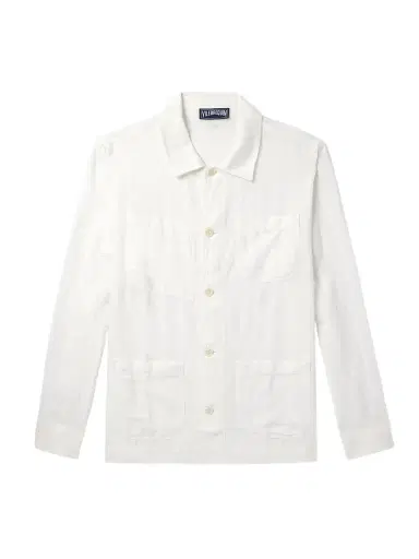 Vilebrequin Corentin Logo-Embroidered Linen Overshirt - Men | Thumbnail 1 Vilebrequin Corentin Logo-Embroidered Linen Overshirt - Men | Thumbnail 1
