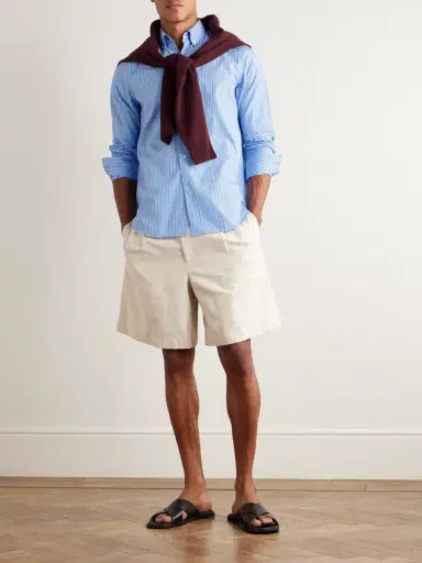 Paul Smith Striped Cotton-Poplin Shirt - Men | Thumbnail 2 Paul Smith Striped Cotton-Poplin Shirt - Men | Thumbnail 2