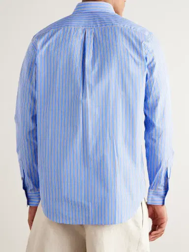 Paul Smith Striped Cotton-Poplin Shirt - Men | Thumbnail 4 Paul Smith Striped Cotton-Poplin Shirt - Men | Thumbnail 4