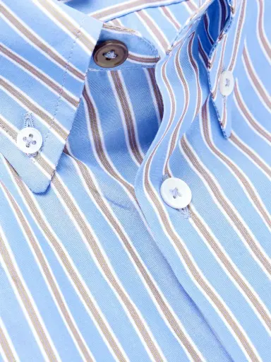 Paul Smith Striped Cotton-Poplin Shirt - Men | Thumbnail 5 Paul Smith Striped Cotton-Poplin Shirt - Men | Thumbnail 5