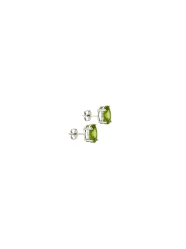 Wish Fine Jewelry 2.00ct Peridot 18K Gold Stud Earrings | Thumbnail 2 Wish Fine Jewelry 2.00ct Peridot 18K Gold Stud Earrings | Thumbnail 2