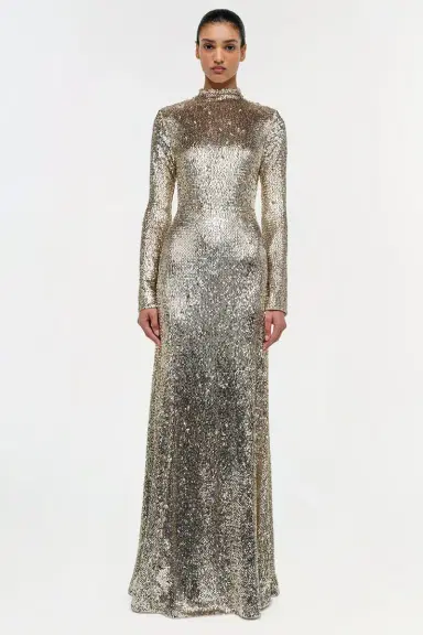 Simkhai Beatrice Sequin Gown | Thumbnail 5 Simkhai Beatrice Sequin Gown | Thumbnail 5