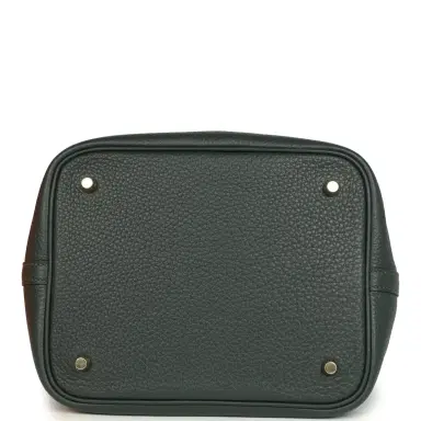 HERMÈS Hermes Picotin Lock 22 Vert Mangrove Clemence Gold Hardware | Thumbnail 6 HERMÈS Hermes Picotin Lock 22 Vert Mangrove Clemence Gold Hardware | Thumbnail 6