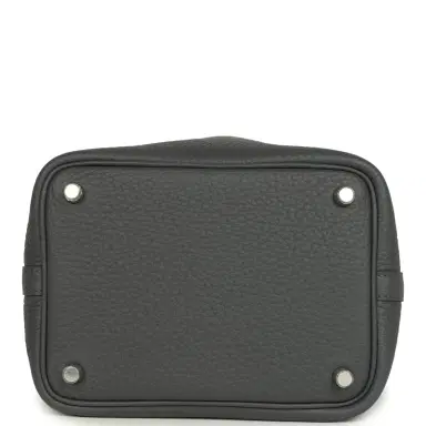 HERMÈS Hermes Picotin Lock Eclat 18 Ardoise Clemence and Gris Platine Swift Palladium Hardware | Thumbnail 6 HERMÈS Hermes Picotin Lock Eclat 18 Ardoise Clemence and Gris Platine Swift Palladium Hardware | Thumbnail 6