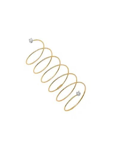 Ritique Wire Spiral Ring with Diamond | Thumbnail 1 Ritique Wire Spiral Ring with Diamond | Thumbnail 1