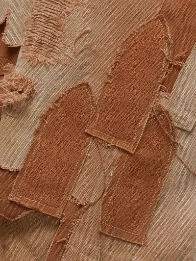 Who Decides War Men's Unearthed Distressed Trousers - Tan - Size 40 | Thumbnail 2 Who Decides War Men's Unearthed Distressed Trousers - Tan - Size 40 | Thumbnail 2