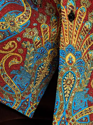 Robert Graham Men's Taj Mahal Paisley Embroidered Cotton Shirt - Size XXL | Thumbnail 5 Robert Graham Men's Taj Mahal Paisley Embroidered Cotton Shirt - Size XXL | Thumbnail 5