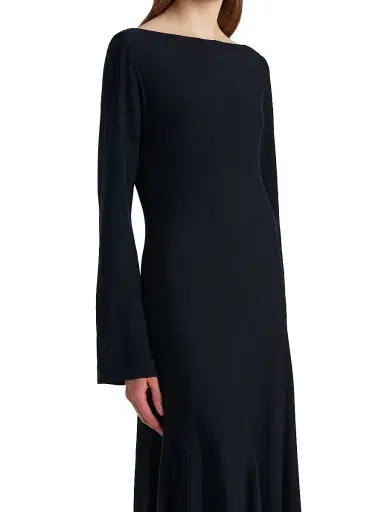 Khaite Women's Ruth Virgin Wool Maxi Dress - Midnight Navy | Thumbnail 5 Khaite Women's Ruth Virgin Wool Maxi Dress - Midnight Navy | Thumbnail 5