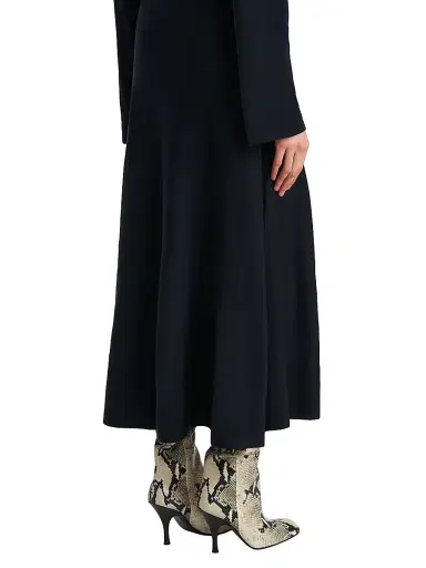 Khaite Women's Ruth Virgin Wool Maxi Dress - Midnight Navy | Thumbnail 6 Khaite Women's Ruth Virgin Wool Maxi Dress - Midnight Navy | Thumbnail 6
