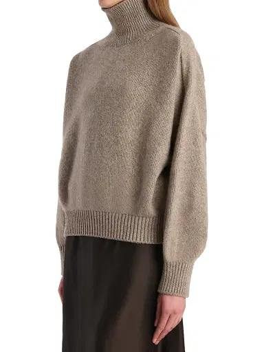 Khaite Women's Willem Cashmere Sweater - Sepia | Thumbnail 4 Khaite Women's Willem Cashmere Sweater - Sepia | Thumbnail 4
