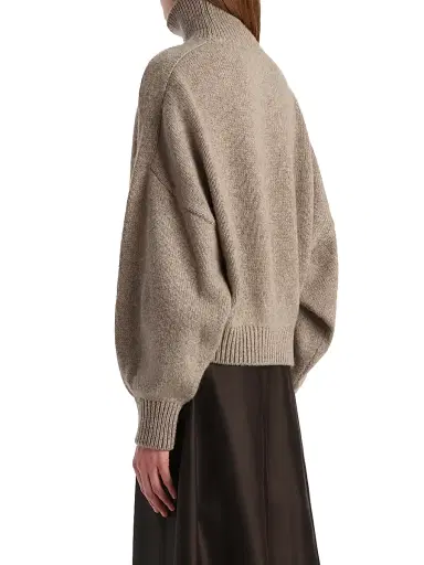 Khaite Women's Willem Cashmere Sweater - Sepia | Thumbnail 5 Khaite Women's Willem Cashmere Sweater - Sepia | Thumbnail 5