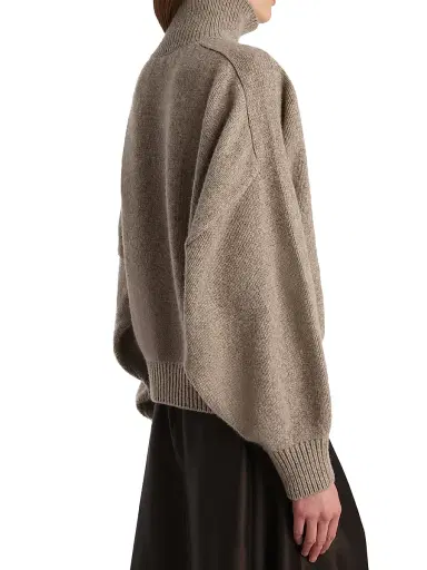 Khaite Women's Willem Cashmere Sweater - Sepia | Thumbnail 6 Khaite Women's Willem Cashmere Sweater - Sepia | Thumbnail 6