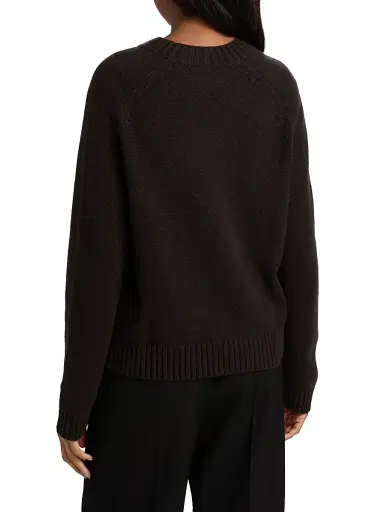 TWP Women's Easy Cashmere Crewneck Sweater - Peat | Thumbnail 5 TWP Women's Easy Cashmere Crewneck Sweater - Peat | Thumbnail 5
