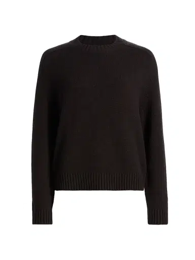 TWP Women's Easy Cashmere Crewneck Sweater - Peat | Thumbnail 1 TWP Women's Easy Cashmere Crewneck Sweater - Peat | Thumbnail 1
