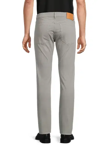 Ralph Lauren Purple Label Men's Slim-Fit Stretch Twill Pants - Steel Grey | Thumbnail 11 Ralph Lauren Purple Label Men's Slim-Fit Stretch Twill Pants - Steel Grey | Thumbnail 11