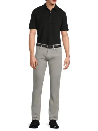 Ralph Lauren Purple Label Men's Slim-Fit Stretch Twill Pants - Steel Grey | Thumbnail 8 Ralph Lauren Purple Label Men's Slim-Fit Stretch Twill Pants - Steel Grey | Thumbnail 8