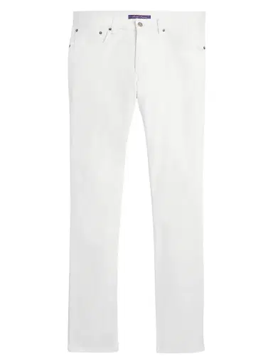 Ralph Lauren Purple Label Men's Slim-Fit Stretch Twill Pants - Steel Grey | Thumbnail 1 Ralph Lauren Purple Label Men's Slim-Fit Stretch Twill Pants - Steel Grey | Thumbnail 1