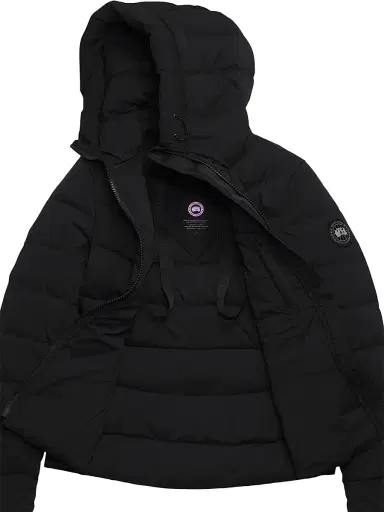 Canada Goose Women's Clair Chevron Quilted Slim-Fit Jacket - Black Noir - Size Medium | Thumbnail 7 Canada Goose Women's Clair Chevron Quilted Slim-Fit Jacket - Black Noir - Size Medium | Thumbnail 7