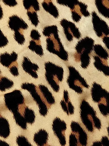 ALICE + OLIVIA Women's Delaina Leopard Print Crop Top - Textured Leopard | Thumbnail 6 ALICE + OLIVIA Women's Delaina Leopard Print Crop Top - Textured Leopard | Thumbnail 6