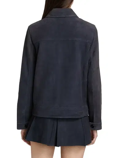 Self-Portrait Women's Suede Single-Breasted Jacket | Thumbnail 5 Self-Portrait Women's Suede Single-Breasted Jacket | Thumbnail 5
