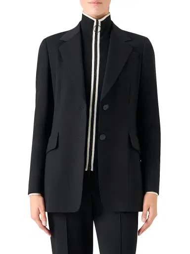 Akris punto Women's Jersey Two-Button Blazer | Thumbnail 3 Akris punto Women's Jersey Two-Button Blazer | Thumbnail 3