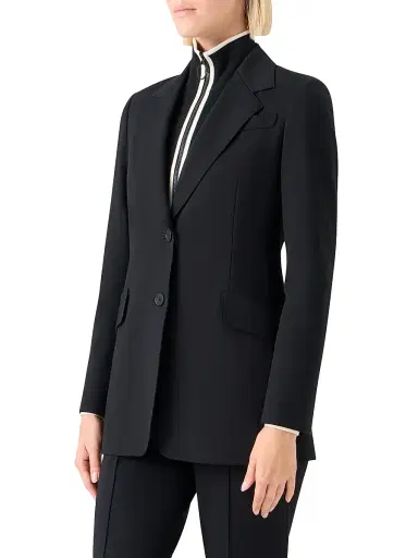 Akris punto Women's Jersey Two-Button Blazer | Thumbnail 4 Akris punto Women's Jersey Two-Button Blazer | Thumbnail 4