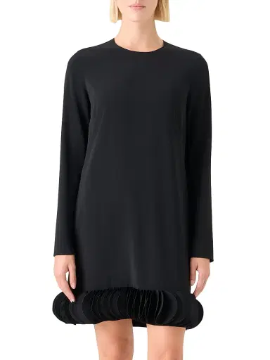 Akris punto Women's Lasercut Crêpe Minidress | Thumbnail 2 Akris punto Women's Lasercut Crêpe Minidress | Thumbnail 2