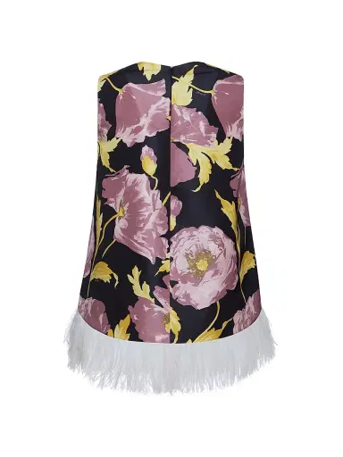 La DoubleJ Women's La Scala Top with Feathers - Sylph Black - Size XS | Thumbnail 2 La DoubleJ Women's La Scala Top with Feathers - Sylph Black - Size XS | Thumbnail 2