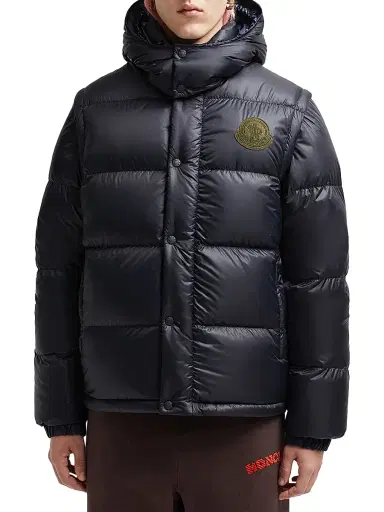 Moncler Men's Cyclone Puffer Jacket - Dark Blue | Thumbnail 2 Moncler Men's Cyclone Puffer Jacket - Dark Blue | Thumbnail 2