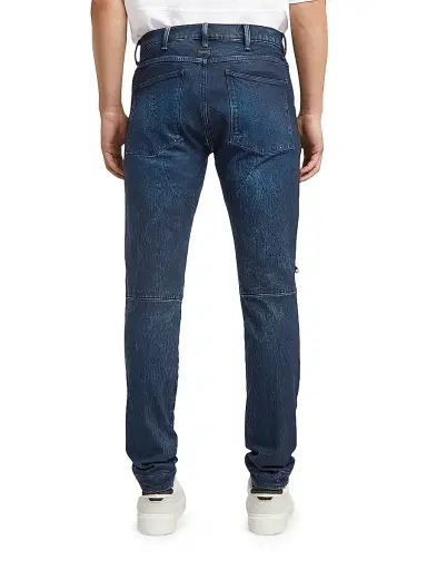 G-Star Men's 5620 3D Zip-Knee Skinny Jeans - Faded Cerulean Skin | Thumbnail 3 G-Star Men's 5620 3D Zip-Knee Skinny Jeans - Faded Cerulean Skin | Thumbnail 3