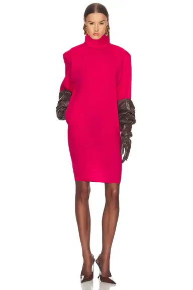 Saint Laurent Long Sleeve Dress | Thumbnail 4 Saint Laurent Long Sleeve Dress | Thumbnail 4