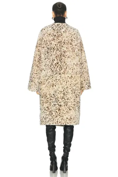 TOTEME Stracciatella Shearling Coat | Thumbnail 3 TOTEME Stracciatella Shearling Coat | Thumbnail 3