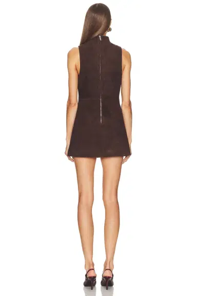SEROYA Carina Suede Dress | Thumbnail 3 SEROYA Carina Suede Dress | Thumbnail 3