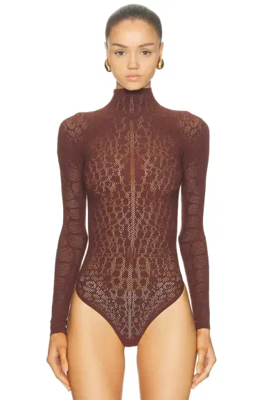 Wolford Reptile Net String Bodysuit | Thumbnail 2 Wolford Reptile Net String Bodysuit | Thumbnail 2
