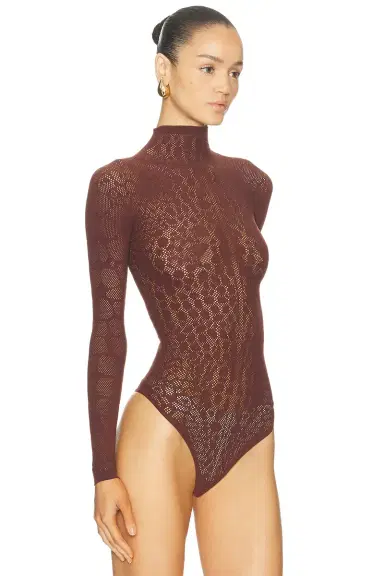 Wolford Reptile Net String Bodysuit | Thumbnail 3 Wolford Reptile Net String Bodysuit | Thumbnail 3