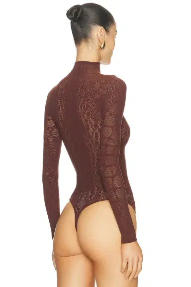 Wolford Reptile Net String Bodysuit | Thumbnail 4 Wolford Reptile Net String Bodysuit | Thumbnail 4