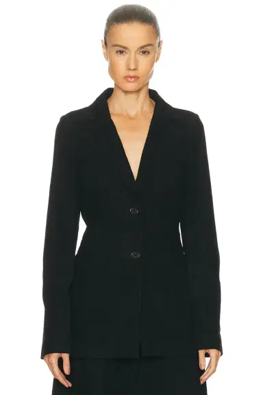 RÓHE Suede Cinched Blazer | Thumbnail 1 RÓHE Suede Cinched Blazer | Thumbnail 1