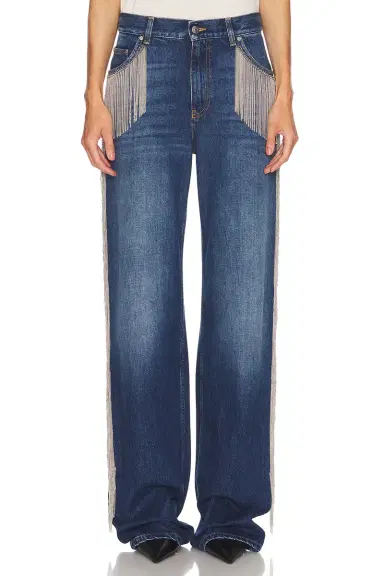 Stella McCartney Chain Fringes Wide Leg | Thumbnail 1 Stella McCartney Chain Fringes Wide Leg | Thumbnail 1